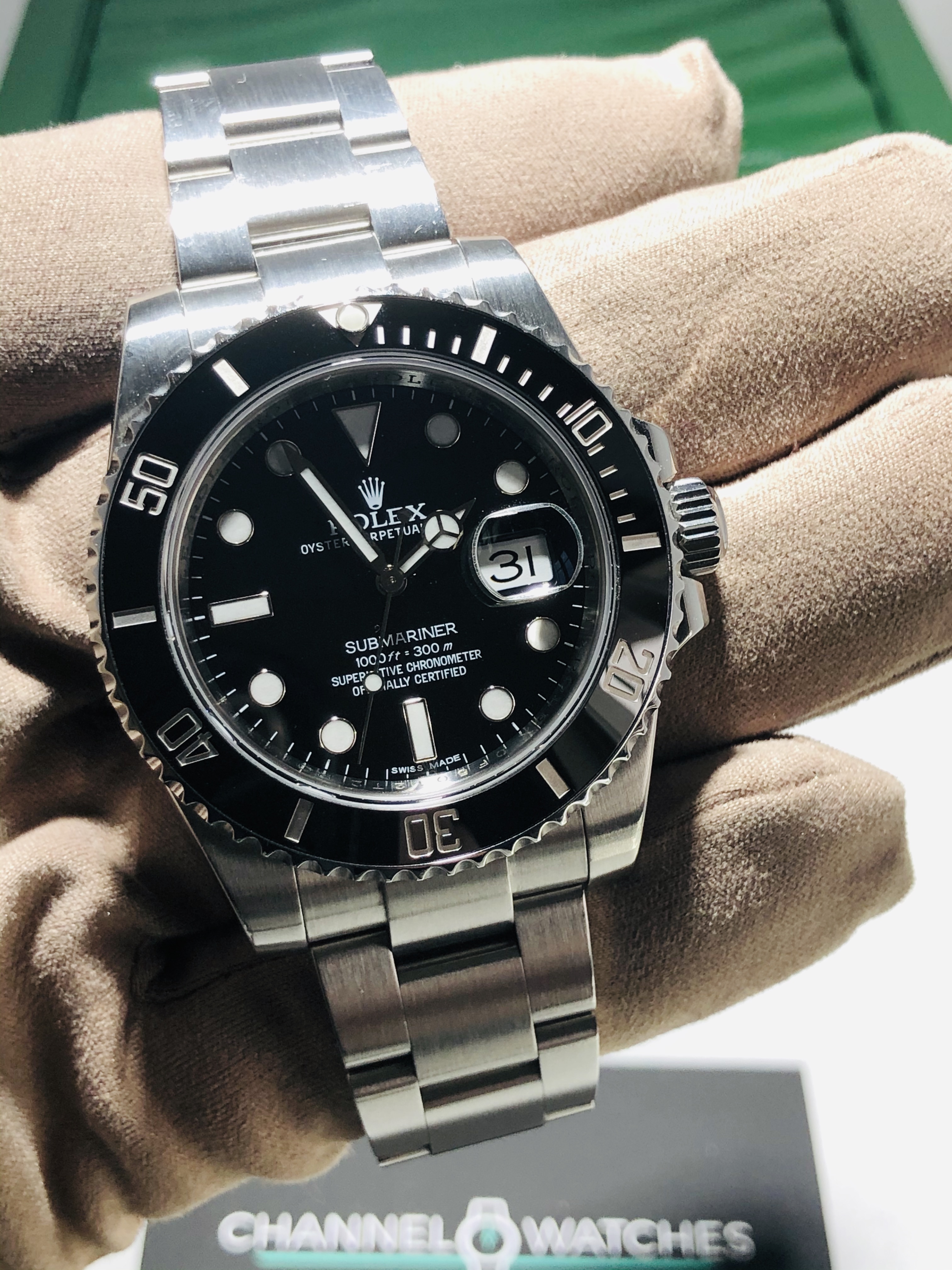 rolex submariner date pre owned